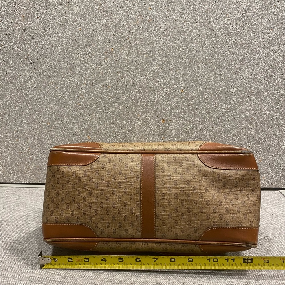 Vintage Gucci Monogram Handbag Crossbody With Shoulder Strap - Picture 6 of 16